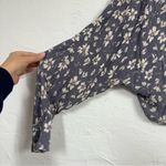 Dress Forum  Blue Floral Wrap Shirt Womens S Revolve Boho Blouse Long Sleeve Top Photo 1