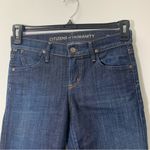 Citizens of Humanity Dani Cropped Straight Leg Cuffed Blue Jeans Size 25 Photo 6
