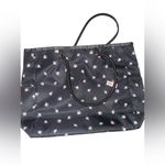 Victoria's Secret Black Floral Tote Bag Reversible. Photo 4