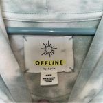 Aerie  Offline Tie-Dye Green Women's Hoodie, Medium Photo 1