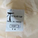 1970s Alouette Vintage Tweed Blazer Jacket Peach Pink Tweed Rainbow Small 4 Photo 5