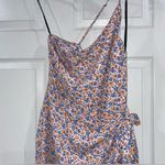 Forever 21 
Blue & Multi Print Asymmetric Hem Wrap Dress Photo 4