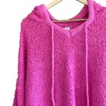POL Women’s Popcorn Knit Hi-Low Hooded Sweater Photo 3