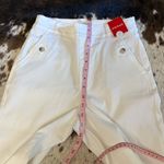Spanx StretchTwill Cropped Wide Leg Pull On Pants In Bright White Sz Small Tall Photo 6