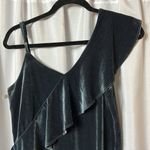 19 Cooper  Dress faux Velour Ruffle Y2K Mini Dress Size XS Photo 6
