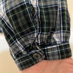 J.Crew Plaid Button Down/Tunic with Black Beading/Embellishments Photo 3