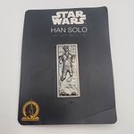 Star Wars NWT Han Solo In Carbonite Die Cast Metal Pin Photo 0