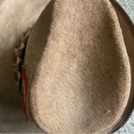 Stetson Vintage  Outback Suede Cowboy Hat With Feather Photo 4