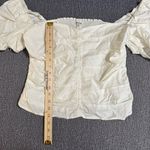 Reformation  Women’s Radish Ruched Organic Cotton Top Photo 10