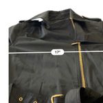 Michael Kors Womens Asymmetric Zip Front Trench Coat Black size SMALL Photo 8