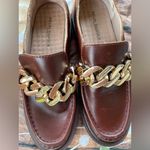 Kelsi Dagger  Brown Loafers with Gold Accent Photo 9