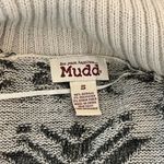 Mudd  Cream and Gray Long Sleeve Open Front Cardigan Sweater Size Small Photo 3