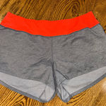 The North Face  Women Large Running Shorts Flash Dry XD Shorts Grey Orange Color Photo 0
