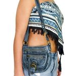 Mudd Y2k Blue Leather Mini Bag Crossbody Bag Photo 0