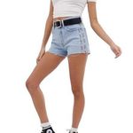 Levi's Levi’s Premium 501 Jean Short Women 32 Blue Light Wash Boho City Festival Resort Photo 0