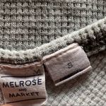 Melrose and Market  Gray Waffle Knit Tank Top Photo 7