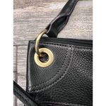 Fossil  Karli Black Pebbled Leather Hobo Shoulder Bag‎ Vintage Rare 90’s Photo 2