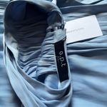 O.P.T. Halter Maxi Dress | NWT | Satin Pleated Baby Blue| Size Small Blue Photo 8