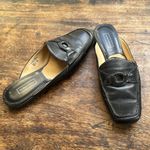 Nordstrom  Female Flats (Amelia) slide mule black leather size 8 Photo 6