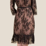 Francesca’s Collections Black Kaylee Lace Wrap Dress Size XXS NWT Photo 3