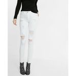 EXPRESS ✨Distressed Black Mid Rise Jean Legging✨ Photo 1