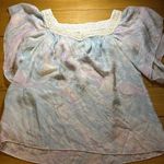 Anna Sui  for Anthropologie silk blouse medium Photo 0
