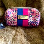 Victoria's Secret  Black Cosmetic Bag with Blue Tassel Accent Photo 0