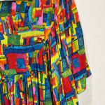 70s Saybury India Cotton Kaftan Tent Dress Gypsy Boho Mumu Pockets Sz M Blue Size M Photo 6