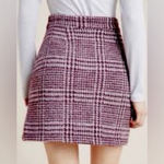 Maeve ANTHROPOLOGIE GREGORIA TEXTURED HOUNDSTOOTH MINI SKIRT Size Medium Photo 2