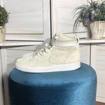Nike High Top Sneakers Genuine Suede Leather Cream M 8 W 9.5 NWOT Photo 5