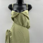RTR Baobab Selma Grape Green Sleeveless Sarong Wrap Midi Dress Sz XS Photo 3