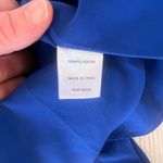 superdown  Royal Blue Pleated Deep V Neck Backless Mini Dress Photo 12