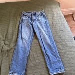 American Eagle Outfitters Real Good Super High Rise Straight Stretch Jeans Photo 0