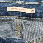 Levi's Levi’s Low Pro Straight Jeans Dark Wash Women’s 26 Photo 2