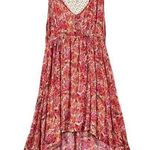 Eyeshadow Women's Orange Paisley Print Hi-Low Sundress Sz M Photo 0