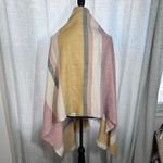 NWT Caffee Muti Color stripped Blanket Scarf Pink Photo 2