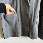 DAILY Practice Anthropologie Grey The Heather Elbert Blazer Sweater Womens Large Photo 7