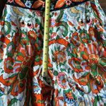 Elie Tahari Multicolor Print Wide Leg Viscose Pants Size Small Photo 3