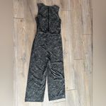 Athleta Charcoal Sleeveless Jumpsuit Photo 5