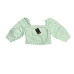 Levi's NWT Levi’s Vintage Floral The Statement Milkmaid Blouse size small Photo 2