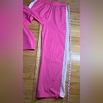 OTOS Activewear Womens Barbie Pink stripe Nylon W/Drawstring Ankle pants|Size:L Size L Photo 9