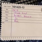 Lands' End  Paisley Button Up Shirt Blue 2X Photo 10