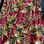 Ellen Ashley Vintage Red Black Beige Beaded Vest Sz Medium Photo 5