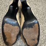 Vtg Polina Ferragamo Heels Women 7 Shoes Beige Leather Pumps Tan Photo 5