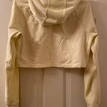 Gymshark Training Cropped Hoodie Size Small Light Yellow Photo 1