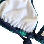 Yandy Two Piece Teal & Blue Tie Dye Bikini Set Adjustable Medium NEW WITH TAGS Photo 5