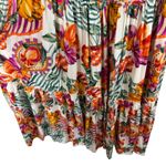 Abel the label NWT Fruit Print Maxi Dress Small Smocked Tiered Tropical Resort Photo 2