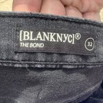 BLANK NYC faded dark grey plus size denim high rise jeans / 32 / Excellent cond. Photo 11