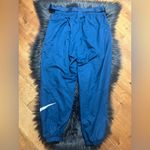 Nike Dri-Fit Swoosh Active Pants Joggers Valerian Blue/White Blue Size M Photo 3
