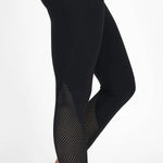 Spanx  Shapewear Leggings Size Medium Highwaist Laser Wave 7/8 Black Photo 0